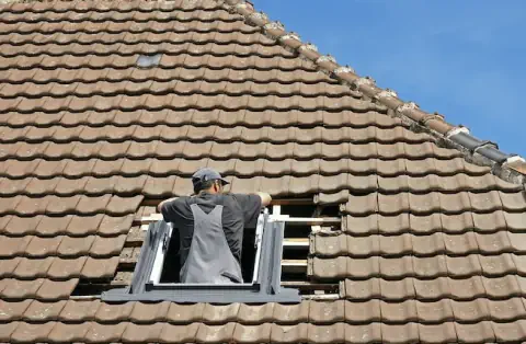 Pose de velux - Lattes